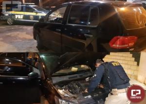 PRF recupera em Guara carro roubado no estado de So Paulo