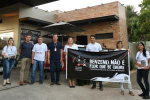 Campanha em Umuarama orienta funcionrios de  postos sobre os riscos do benzeno