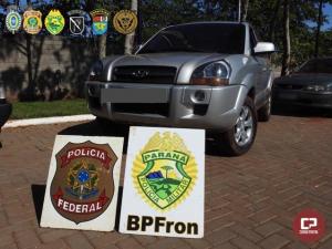 BPFron apreende veculos preparados para contrabando em Guara