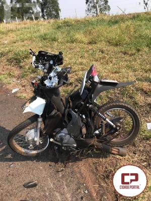 Motociclista perde a vida em acidente na PR-482 no Municpio de Maria Helena