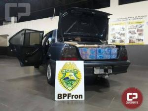 BPFron apreende veculo carregado com contrabando em Ipor - PR
