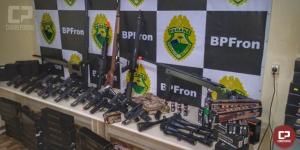 BPFron apreende Cem mil Reais em armas de airsoft e acessrios em Guara