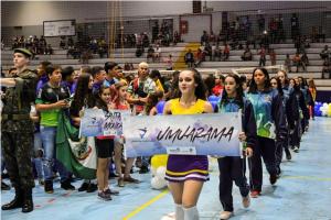 Abertura dos Jogos da Juventude festeja chegada de atletas e dirigentes em Umuarama
