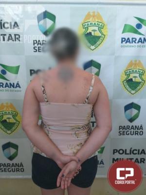 Equipe ROTAM efetua priso de uma jovem com 35 g de entorpecente em Umuarama