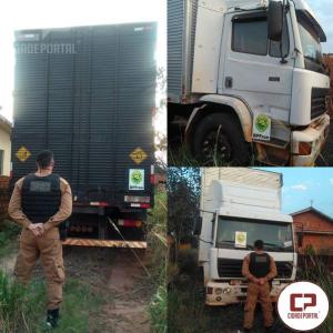 BPFron recupera em Altnia/PR, caminho furtado em Santa Catarina/PR