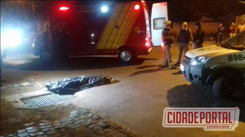 Um homicdio foi registrado pela Polcia Militar de Campo Mouro na noite deste domingo, 16