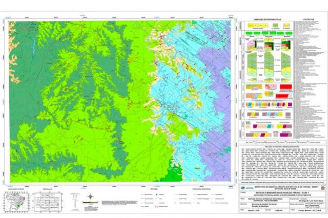 Governo disponibiliza mapas sobre rochas e minrios no Paran