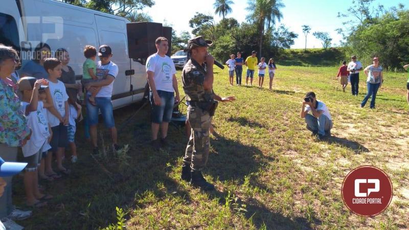 Polícia Ambiental de Umuarama, participou do evento ecológico denominado - O rio está para peixe