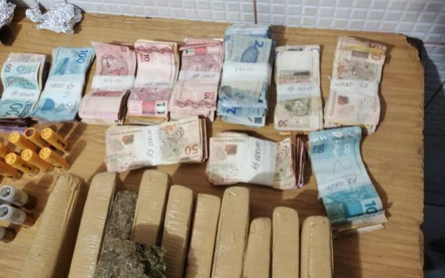 PM de Janiópolis captura general do tráfico e apreende grande quantidade de drogas e dinheiro