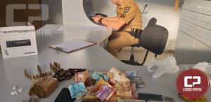 Polícia Militar de Janiópolis prende homem por tráfico de entorpecentes