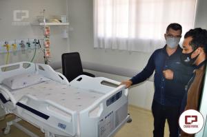 Deputado Estadual Soldado Adriano Jos entrega emenda de 100 mil reais para Santa Casa de Goioer