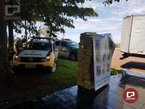 Polcia Rodoviria Estadual de Assis Chateaubriand realiza apreenso 990 kg de maconha