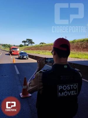 Operao Radar realizada pela PRE de Cascavel apresenta aplicativo para segurana das rodovias