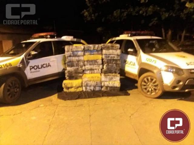 Mais de 500 kg de maconha são apreendidos pela polícia militar do 7º BPM no Paraná