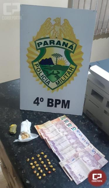 Polcia Militar realiza priso por trfico de drogas em Paiandu