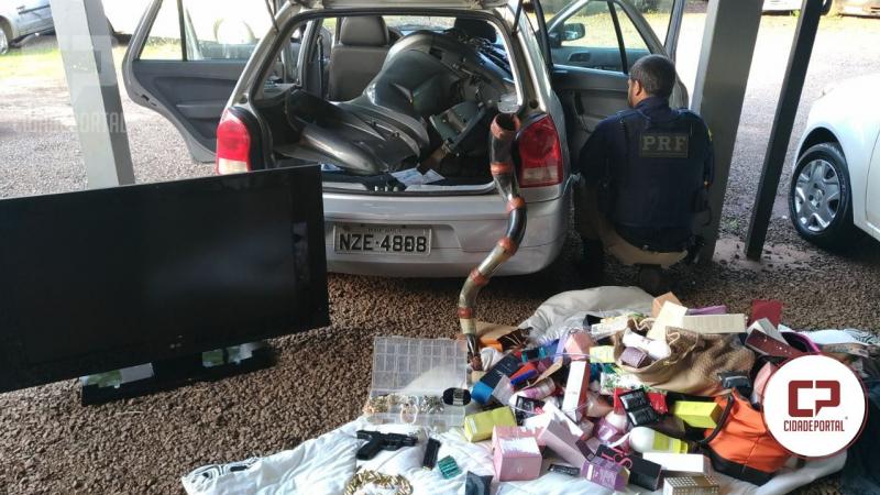 Polícia Rodoviária Federal recupera veículo e objetos que foram furtados em Martinópolis - SP