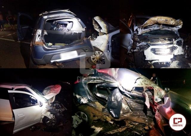 Trágico acidente em Corbélia ceifa a vida de uma pessoa e deixa duas vítimas gravemente feridas