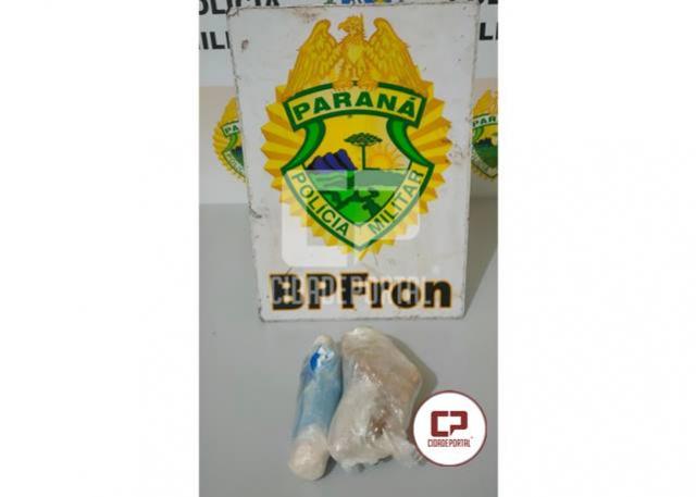 BPFRON prende um indivíduo por tráfico de drogas em Realeza 