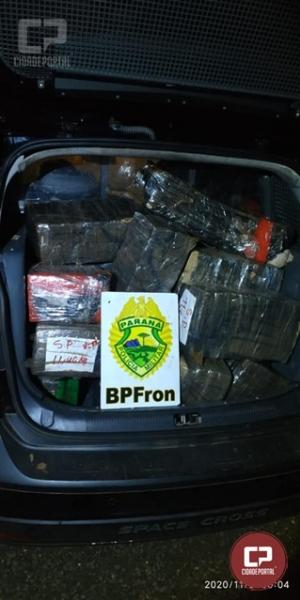 BPFron prende homem transportando mais de 253 kg de maconha em Capito Lenidas Marques