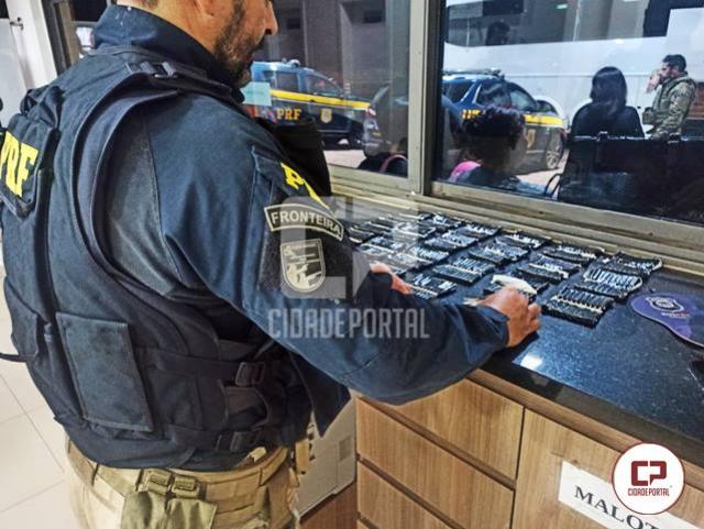 Ciclista é preso transportando munições de fuzil em Cascavel