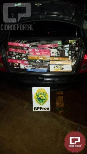 BPFron apreende veculos com contrabando e descaminho em Cu Azul-PR