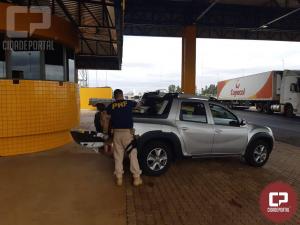 Polcia Rodoviria Federal apreende caminhonete lotada de anabolizantes no Paran