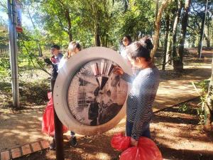 Participantes da Gincana Ecológica limpam parques do município de Toledo
