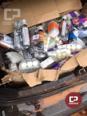 Posto Policial Rodovirio de Cascavel prende indivduo transportando medicamentos contrabandeados