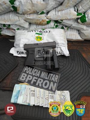 BPFron e PF apreendem carga de agrotxicos contrabandeados em Cascavel