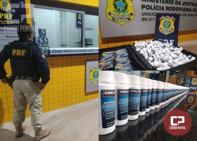 Uma pessoa foi presa por contrabando de medicamentos em Cascavel