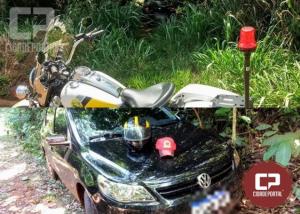 Posto Policial de Santa Helena recupera veculo roubado no municpio de Santa Terezinha de Itaipu