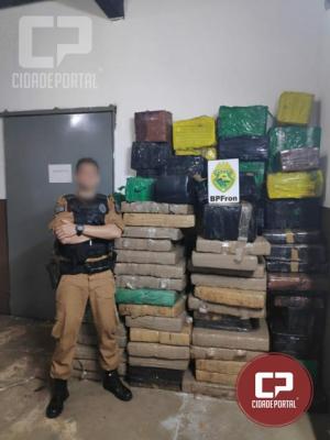 BPFron registra a maior apreenso de drogas em Foz do Iguau desde que a unidade foi criada