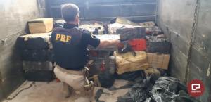 PRF apreende mais de 2 toneladas de maconha em Santa Terezinha de Itaipu