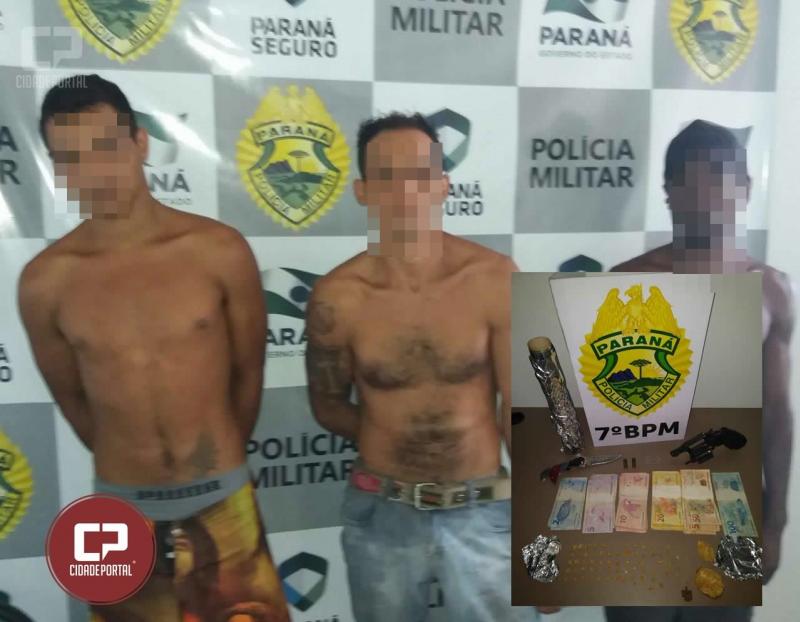 Polcia Militar de Moreira Sales apreende drogas, arma de fogo e dinheiro durante patrulhamento