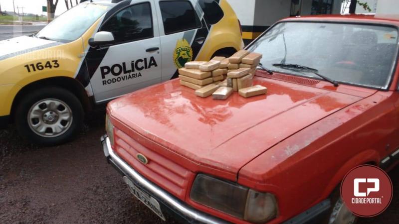 Polcia Rodoviria Estadual de Assis Chateaubriand apreende 22Kg de maconha durante fiscalizao