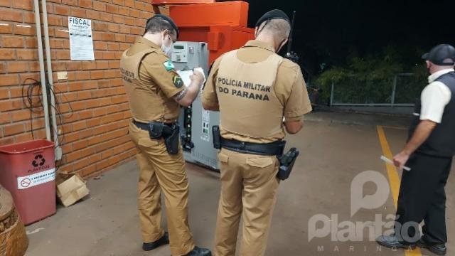 Ladres usam tecnologia sofisticada para roubar caixas eletrnicos da UEM, em Maring