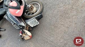 Motociclista fica gravemente ferido aps acidente na PR-323 em Umuarama