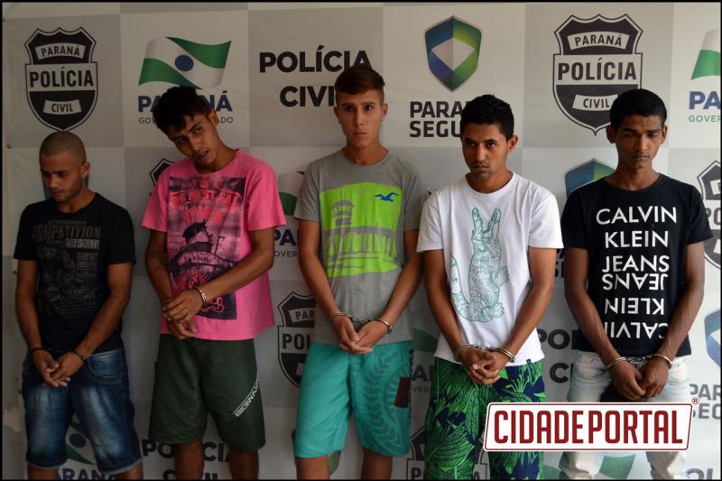 Operao Guadalupe entre a Polcia Militar e Polcia Civil prende acusados de roubos em comrcio de Goioer