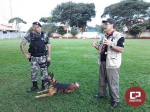4 Batalho de Polcia Militar recebe visita dos escoteiros de Iguatemi