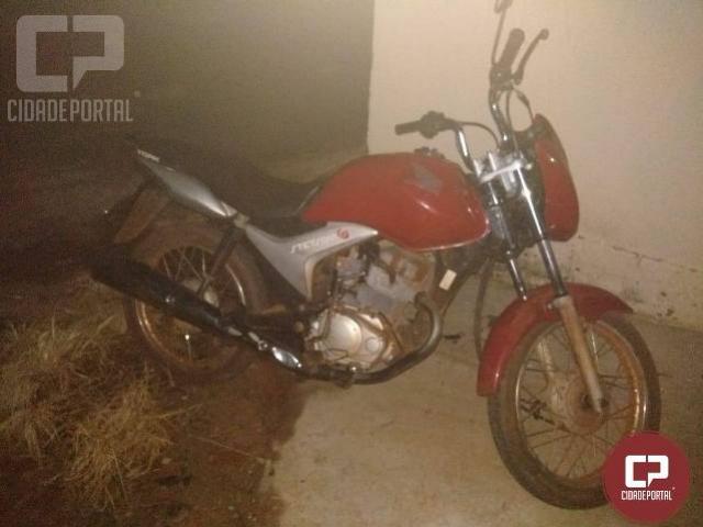 Policiais Militares de Itana do Sul e de Diamante do Norte recuperam motocicleta tomada de assalto