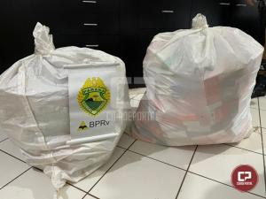 PRE de Cruzeiro do Oeste apreende mercadorias contrabandeadas durante Operao de Fiscalizao