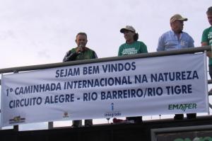 Sucesso total a 1 Caminhada Internacional na Natureza em Rancho Alegre do Oeste