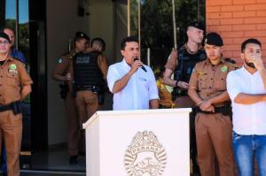 Comandante-Geral da PMPR participa de entrega de Viaturas em Goioerê