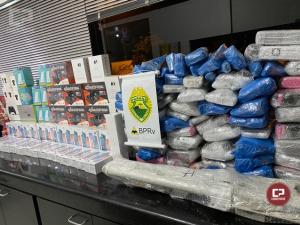 PRE de Cruzeiro do Oeste apreende veculo com mercadorias contrabandeadas do Paraguai