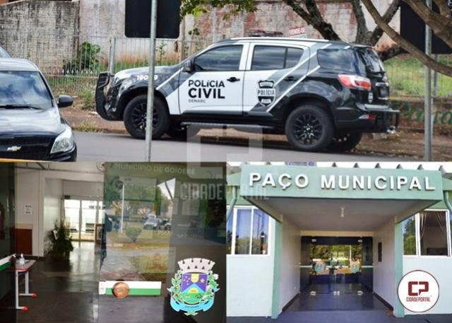 Prefeitura de Goioer  alvo de investigaes pela Delegacia Especializada de Combate  Corrupo