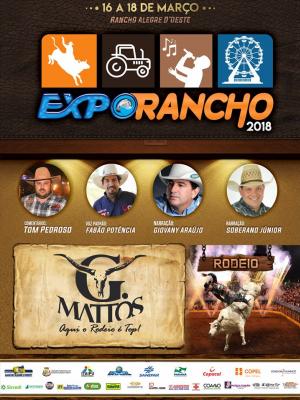 Expo Rancho abre as festividades nesta sexta-feira,16, os 26 anos esto chegando