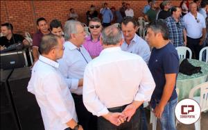 Prefeito de Goioer participa de evento da Aprosoja e Canal rural na fazenda Esteirinha e da boas vindas ao governador