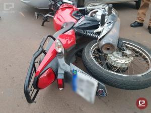 Acidente de trnsito em Goioer deixa motociclista ferido