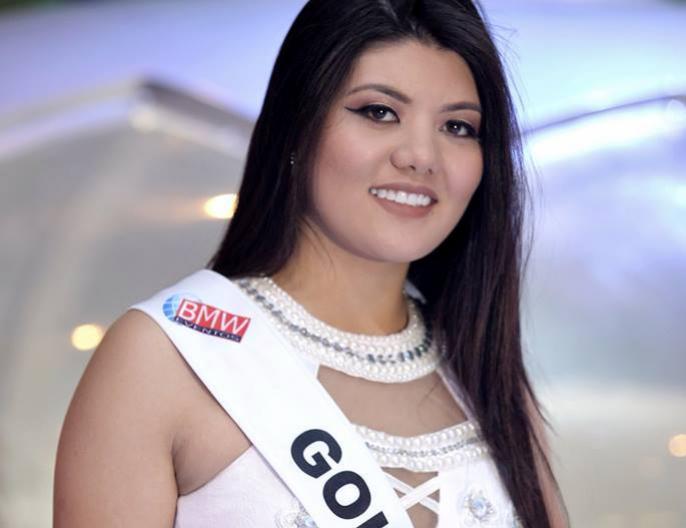 Tayna Namie Kato esta representando Goioer no Miss Teenager Brasil