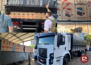 Polícia Federal apreende caminhão carregado com cigarros estrangeiros em Uniflor